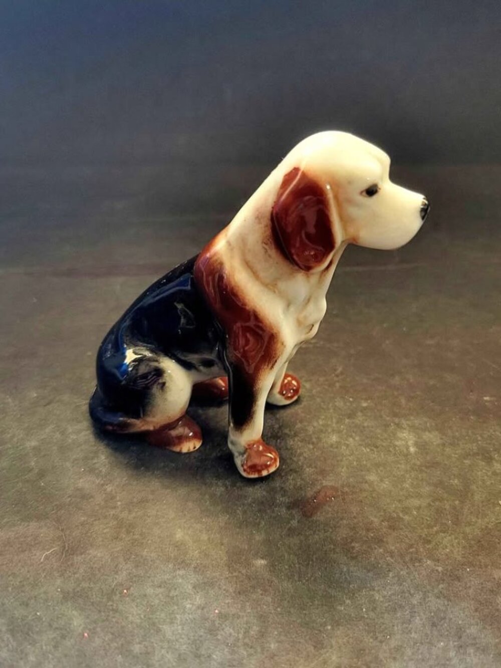 Vintage Ceramic Beagle Figurine